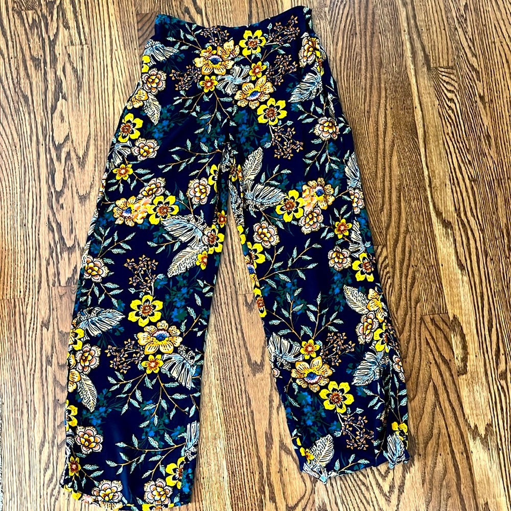 Hype Vibrant Blue and Yellow Pant
